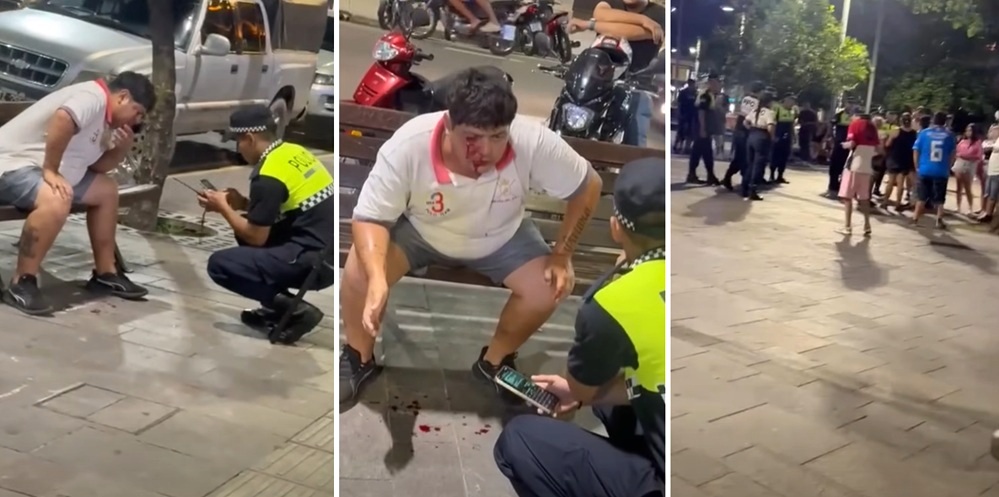 Una patota golpeó a un vendedor ambulante en Plaza Independencia