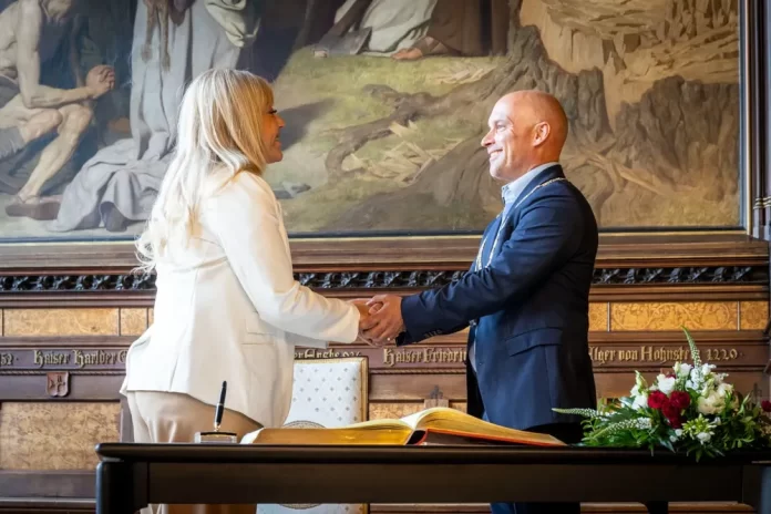 En Alemania, la intendenta Chahla refuerza los vínculos de cooperación con la ciudad hermana de Erfurt