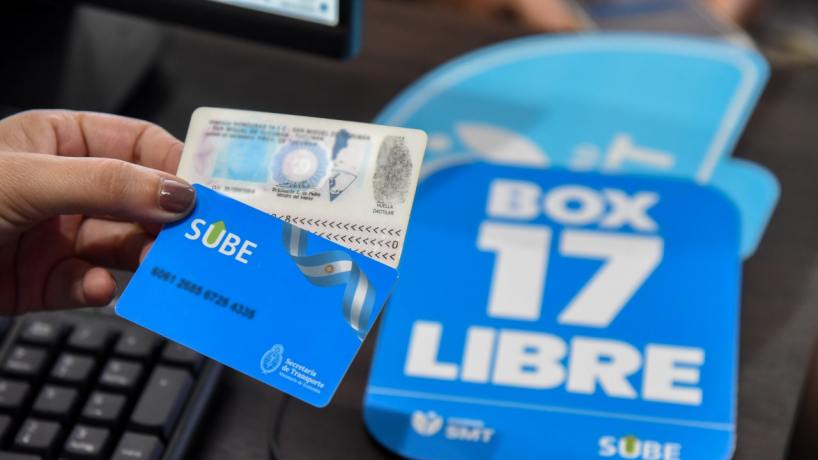 Así continúa la distribución gratuita de la tarjeta SUBE en San Miguel de Tucumán