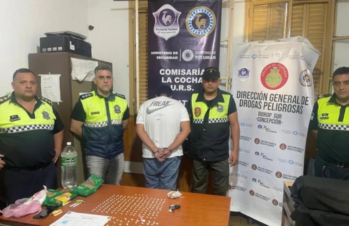 Quedó detenido por intentar ingresar drogas a una comisaría