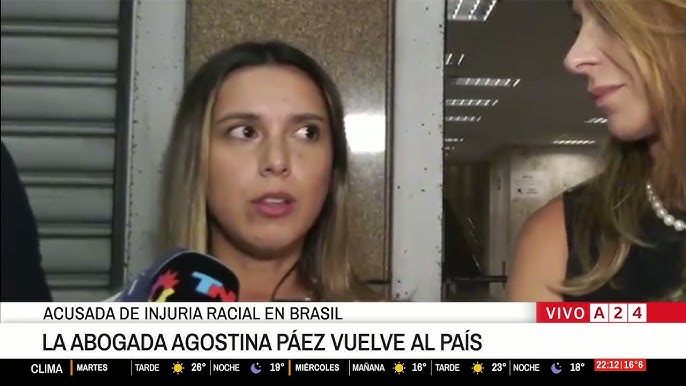 Agostina Páez: «En este tiempo aprendí lo que es el racismo»