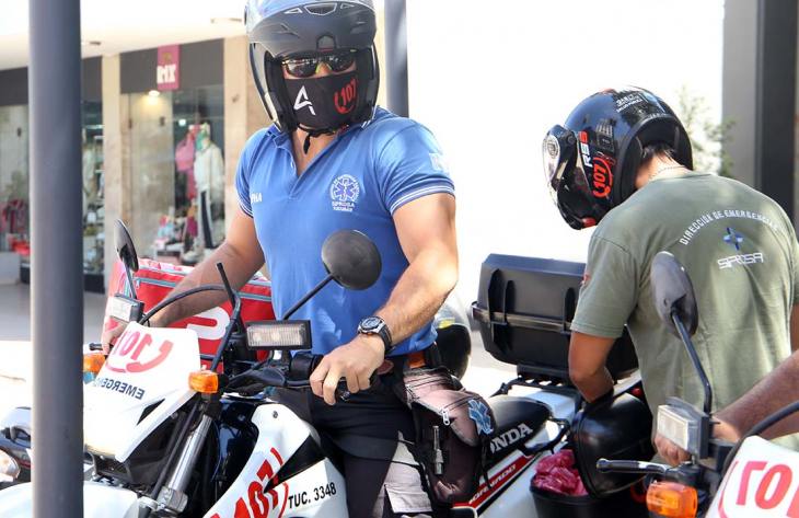 Eficaz accionar del 107 ante un paro cardiorrespiratorio en el microcentro tucumano